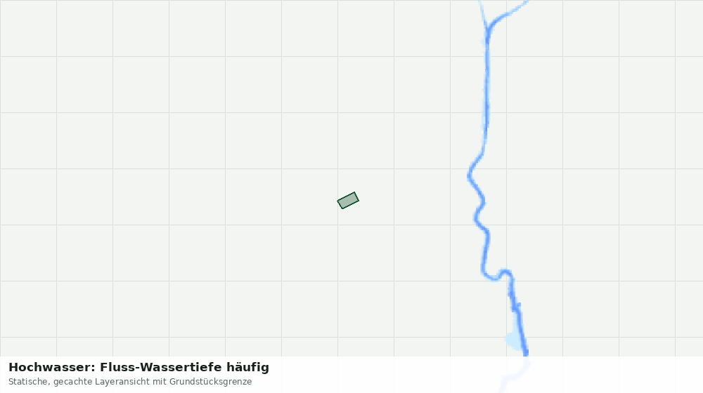 Statische Kartenansicht: Hochwasser: Fluss-Wassertiefe häufig