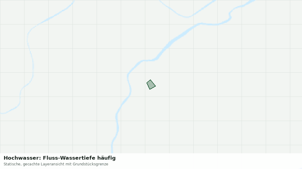 Statische Kartenansicht: Hochwasser: Fluss-Wassertiefe häufig