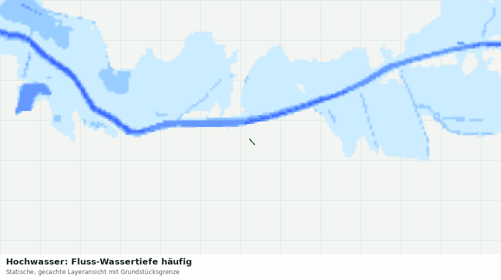 Statische Kartenansicht: Hochwasser: Fluss-Wassertiefe häufig