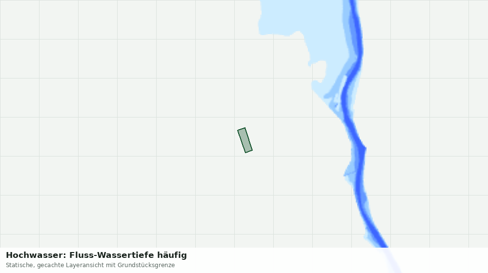 Statische Kartenansicht: Hochwasser: Fluss-Wassertiefe häufig