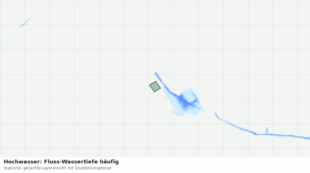 Statische Kartenansicht: Hochwasser: Fluss-Wassertiefe häufig