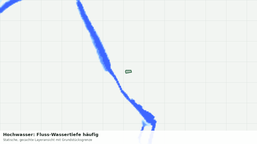 Statische Kartenansicht: Hochwasser: Fluss-Wassertiefe häufig