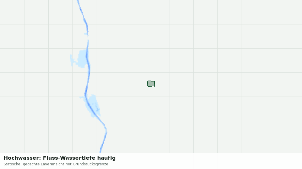 Statische Kartenansicht: Hochwasser: Fluss-Wassertiefe häufig