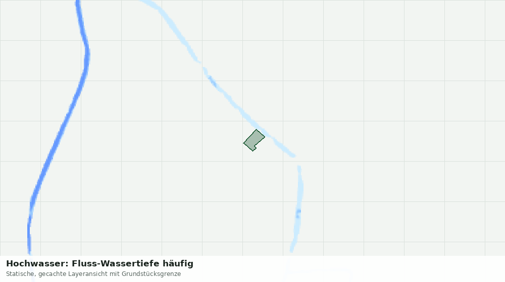 Statische Kartenansicht: Hochwasser: Fluss-Wassertiefe häufig