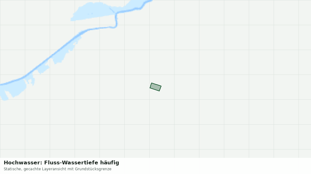 Statische Kartenansicht: Hochwasser: Fluss-Wassertiefe häufig