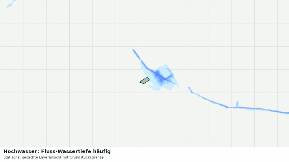 Statische Kartenansicht: Hochwasser: Fluss-Wassertiefe häufig
