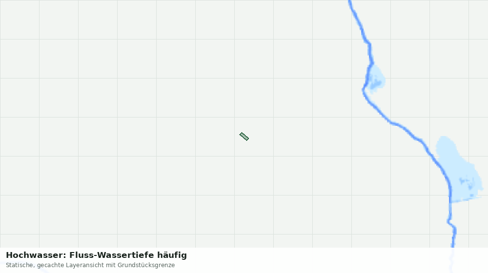 Statische Kartenansicht: Hochwasser: Fluss-Wassertiefe häufig