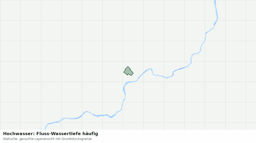 Statische Kartenansicht: Hochwasser: Fluss-Wassertiefe häufig