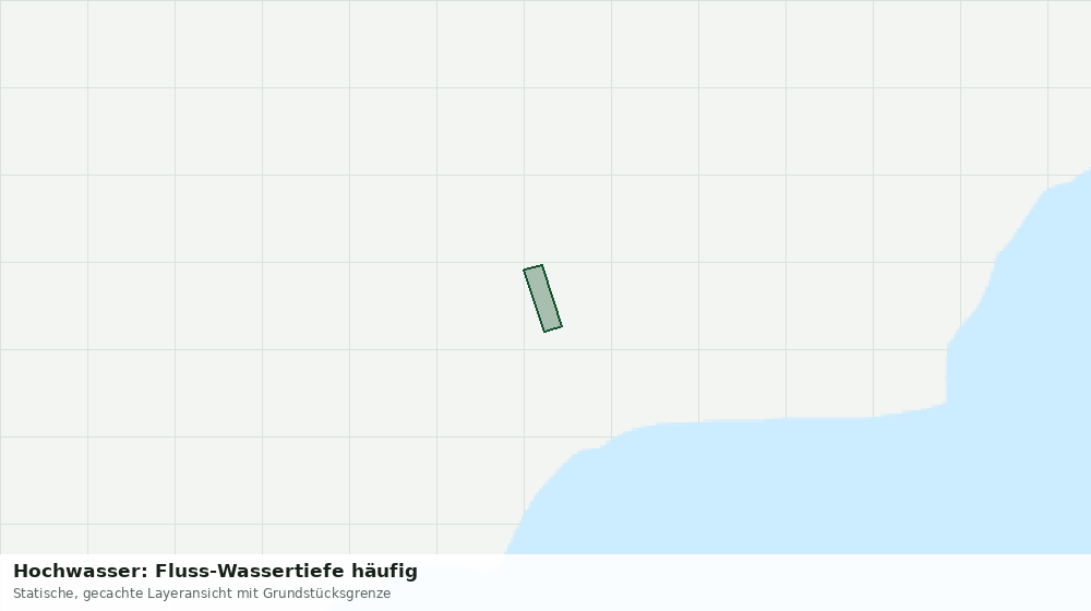Statische Kartenansicht: Hochwasser: Fluss-Wassertiefe häufig