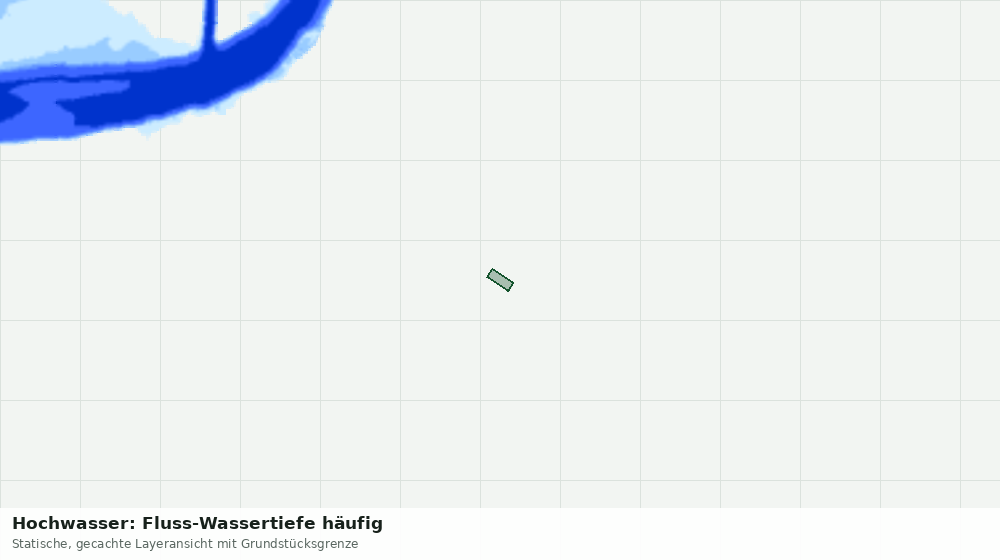 Statische Kartenansicht: Hochwasser: Fluss-Wassertiefe häufig