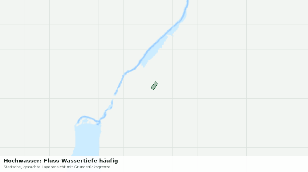 Statische Kartenansicht: Hochwasser: Fluss-Wassertiefe häufig