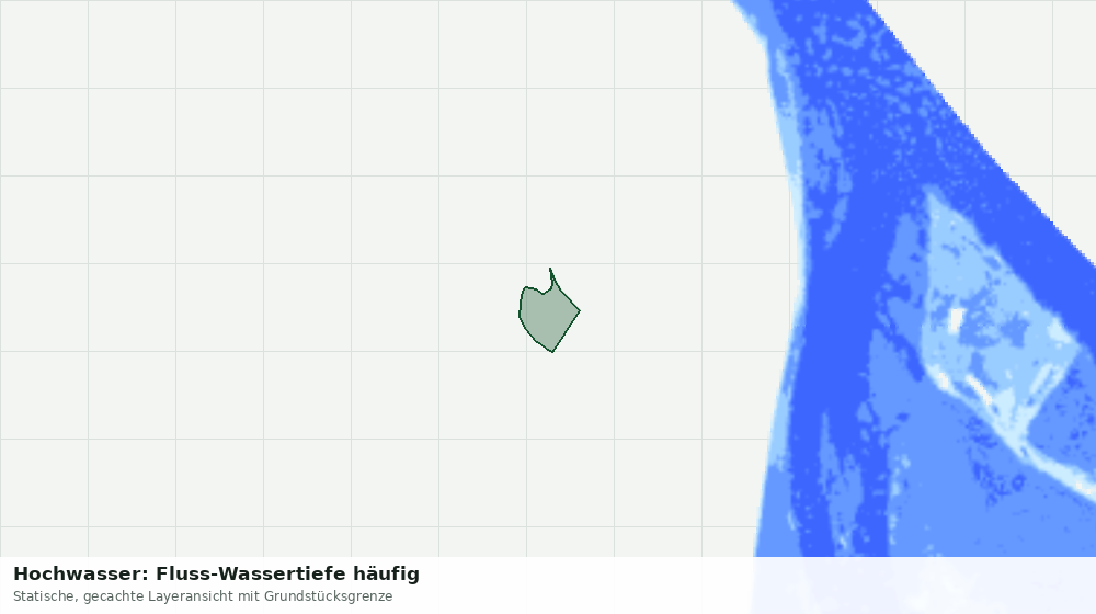 Statische Kartenansicht: Hochwasser: Fluss-Wassertiefe häufig