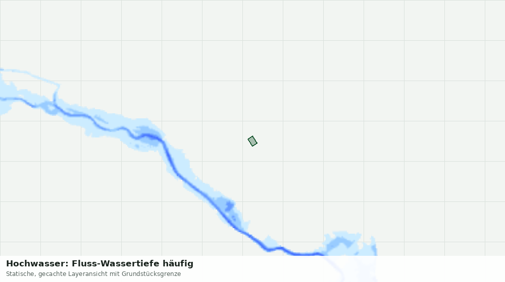Statische Kartenansicht: Hochwasser: Fluss-Wassertiefe häufig