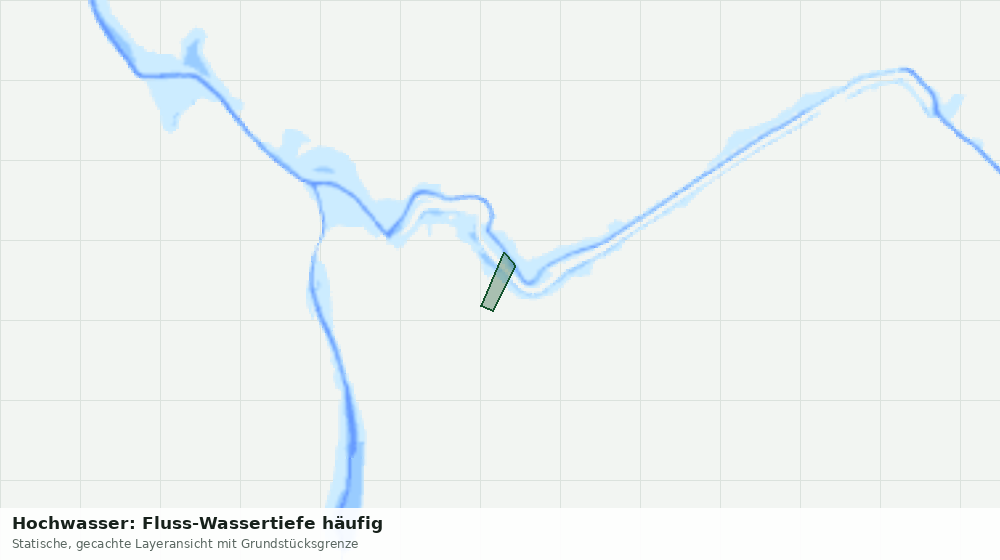 Statische Kartenansicht: Hochwasser: Fluss-Wassertiefe häufig