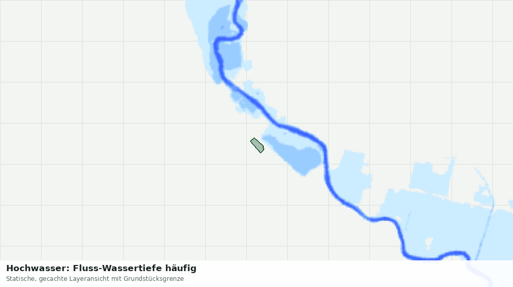 Statische Kartenansicht: Hochwasser: Fluss-Wassertiefe häufig