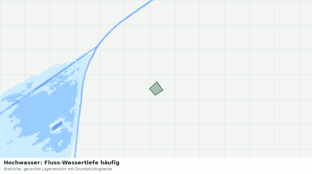 Statische Kartenansicht: Hochwasser: Fluss-Wassertiefe häufig