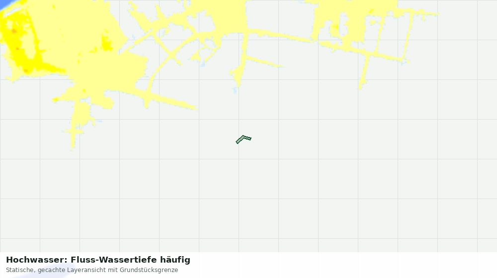 Statische Kartenansicht: Hochwasser: Fluss-Wassertiefe häufig