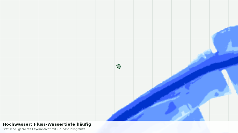 Statische Kartenansicht: Hochwasser: Fluss-Wassertiefe häufig