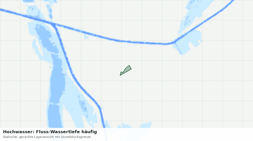 Statische Kartenansicht: Hochwasser: Fluss-Wassertiefe häufig
