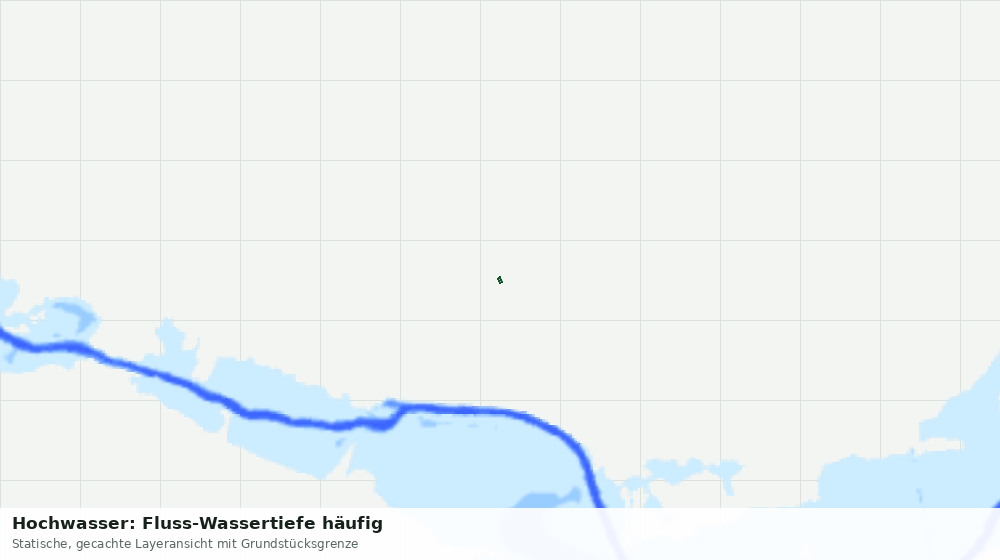 Statische Kartenansicht: Hochwasser: Fluss-Wassertiefe häufig