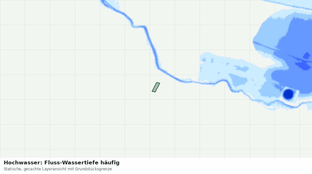 Statische Kartenansicht: Hochwasser: Fluss-Wassertiefe häufig