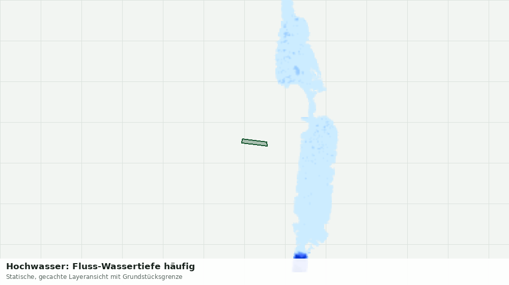 Statische Kartenansicht: Hochwasser: Fluss-Wassertiefe häufig