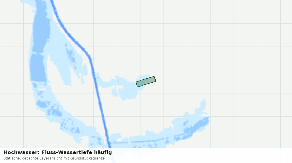 Statische Kartenansicht: Hochwasser: Fluss-Wassertiefe häufig