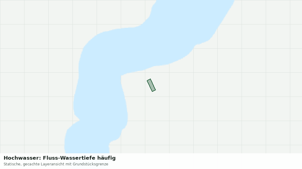 Statische Kartenansicht: Hochwasser: Fluss-Wassertiefe häufig