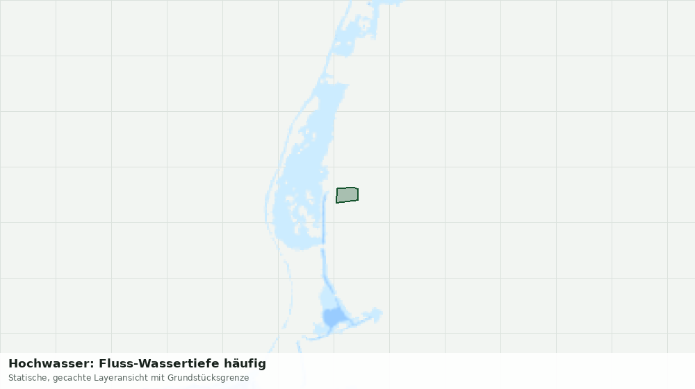 Statische Kartenansicht: Hochwasser: Fluss-Wassertiefe häufig