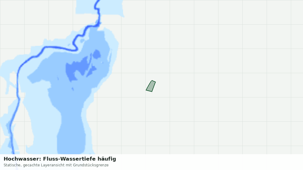 Statische Kartenansicht: Hochwasser: Fluss-Wassertiefe häufig