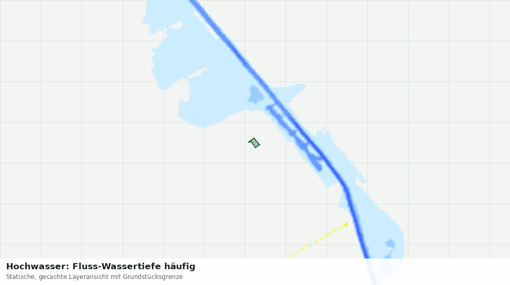 Statische Kartenansicht: Hochwasser: Fluss-Wassertiefe häufig