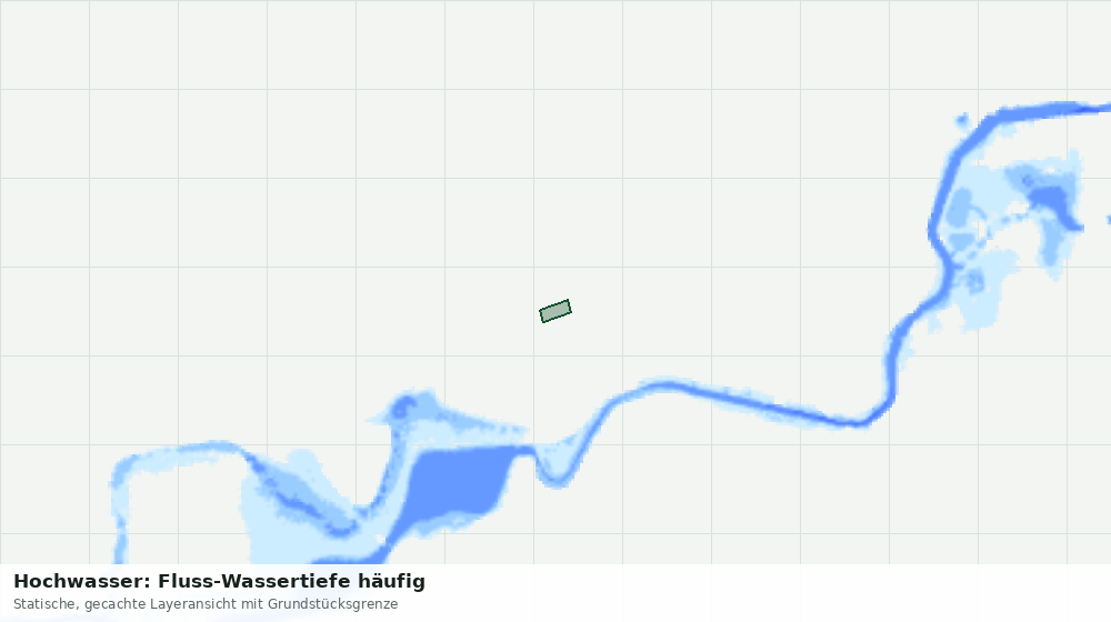 Statische Kartenansicht: Hochwasser: Fluss-Wassertiefe häufig