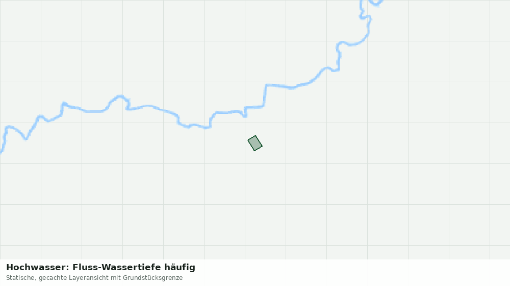 Statische Kartenansicht: Hochwasser: Fluss-Wassertiefe häufig