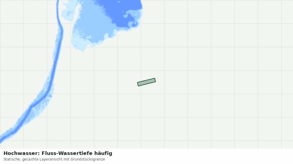 Statische Kartenansicht: Hochwasser: Fluss-Wassertiefe häufig