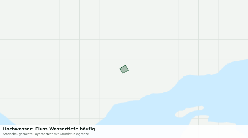 Statische Kartenansicht: Hochwasser: Fluss-Wassertiefe häufig