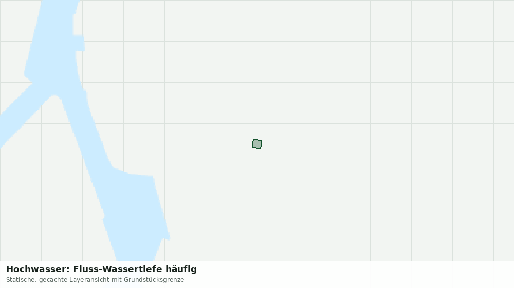 Statische Kartenansicht: Hochwasser: Fluss-Wassertiefe häufig