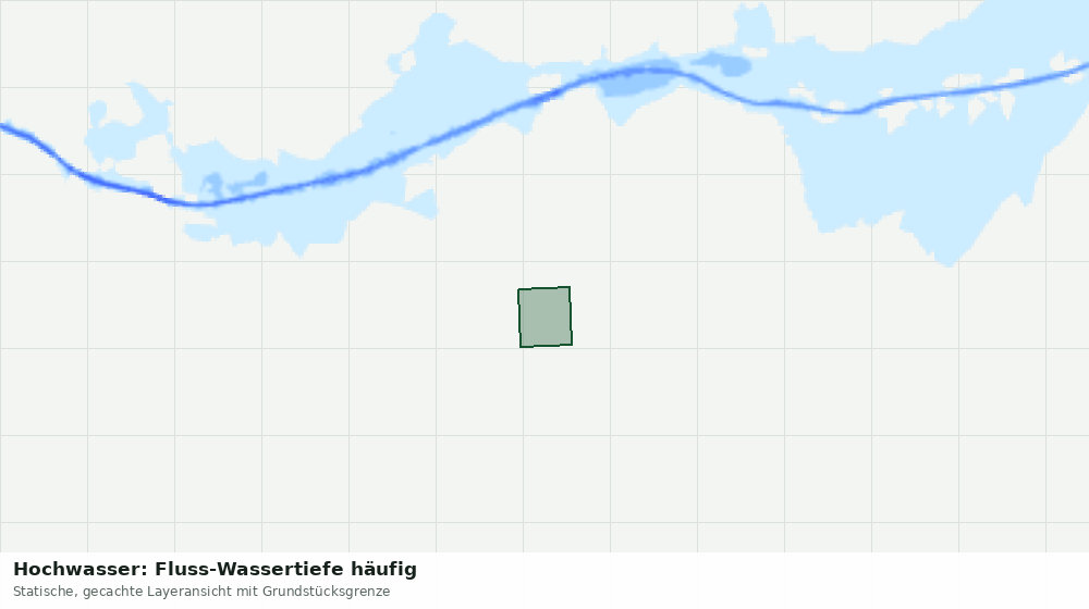 Statische Kartenansicht: Hochwasser: Fluss-Wassertiefe häufig