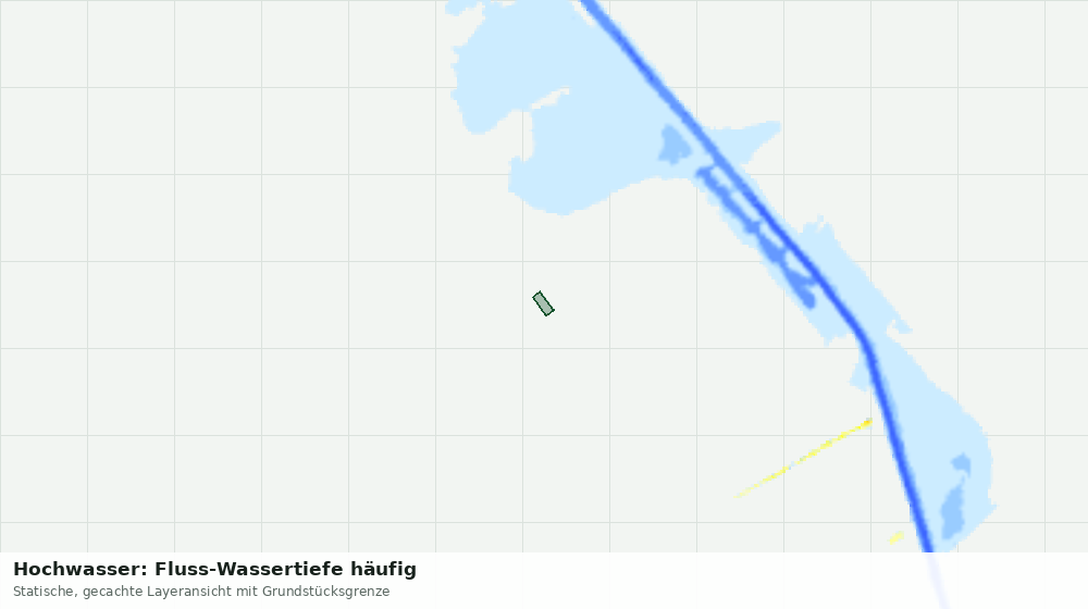 Statische Kartenansicht: Hochwasser: Fluss-Wassertiefe häufig