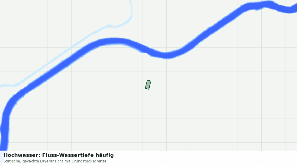 Statische Kartenansicht: Hochwasser: Fluss-Wassertiefe häufig