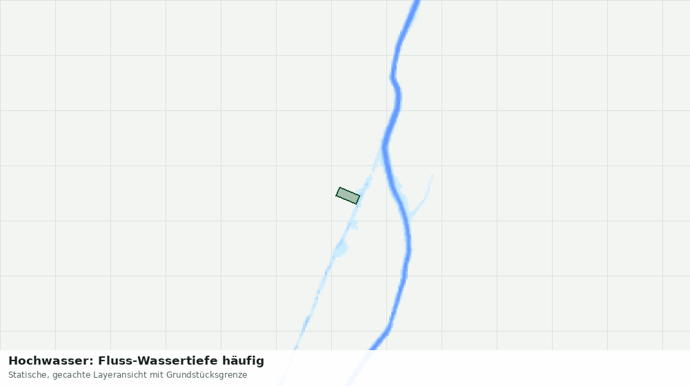 Statische Kartenansicht: Hochwasser: Fluss-Wassertiefe häufig