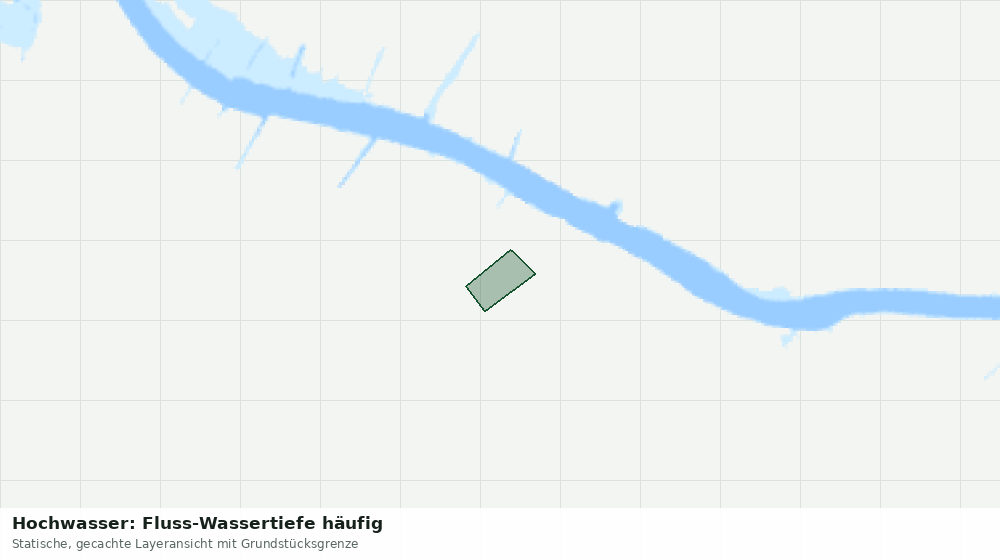 Statische Kartenansicht: Hochwasser: Fluss-Wassertiefe häufig