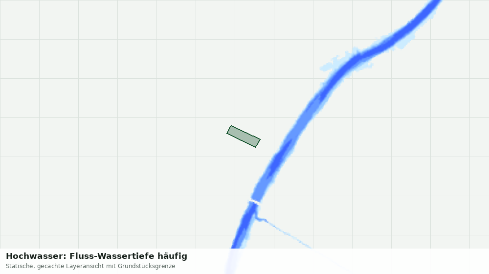 Statische Kartenansicht: Hochwasser: Fluss-Wassertiefe häufig