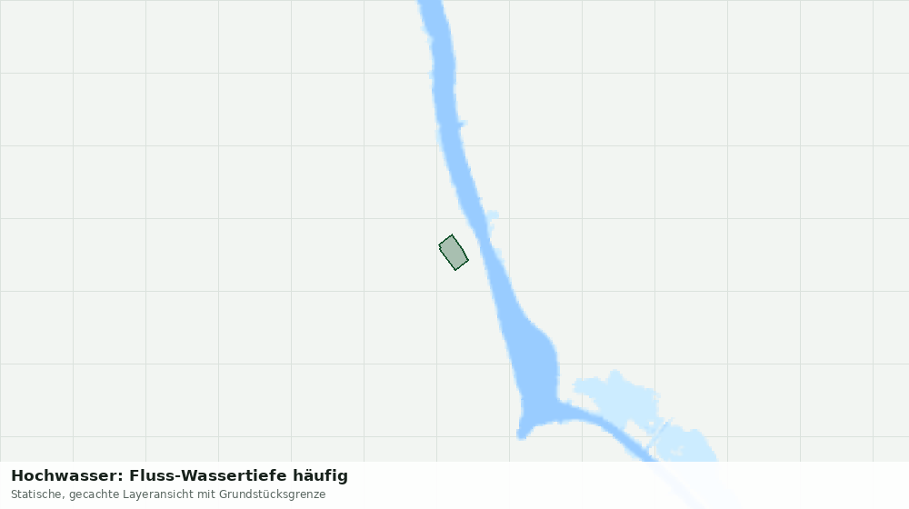Statische Kartenansicht: Hochwasser: Fluss-Wassertiefe häufig