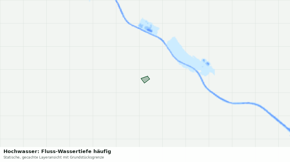 Statische Kartenansicht: Hochwasser: Fluss-Wassertiefe häufig