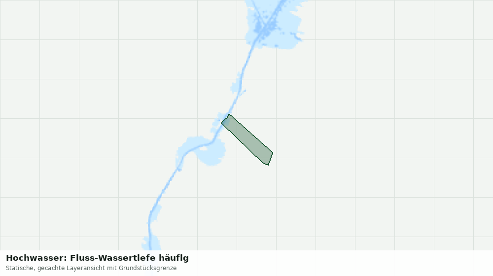 Statische Kartenansicht: Hochwasser: Fluss-Wassertiefe häufig