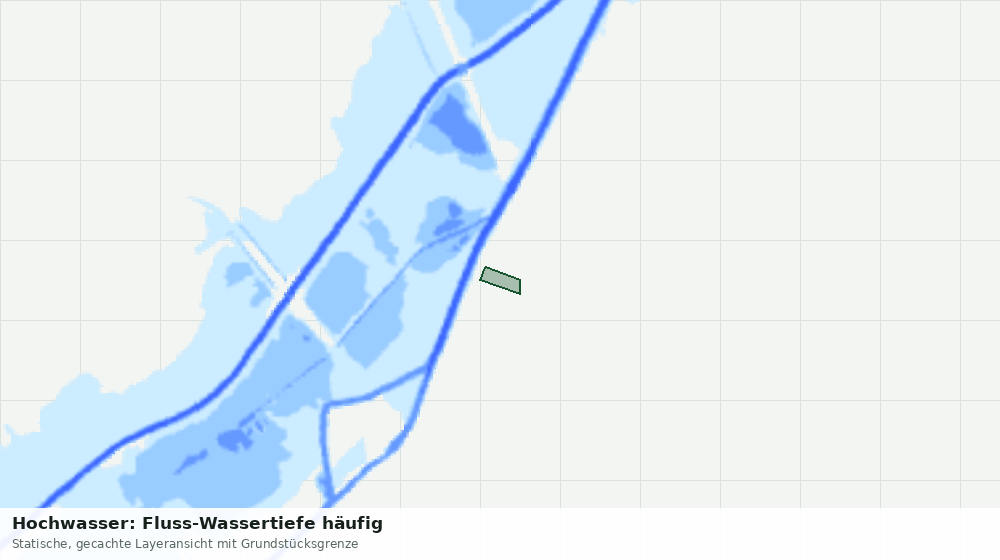 Statische Kartenansicht: Hochwasser: Fluss-Wassertiefe häufig
