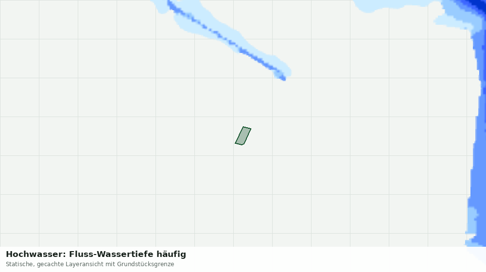 Statische Kartenansicht: Hochwasser: Fluss-Wassertiefe häufig