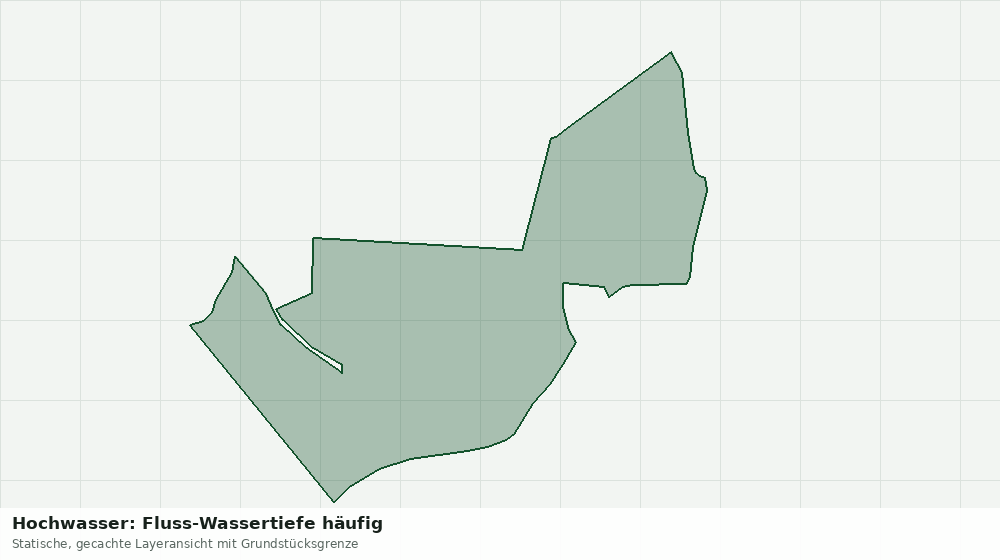 Statische Kartenansicht: Hochwasser: Fluss-Wassertiefe häufig