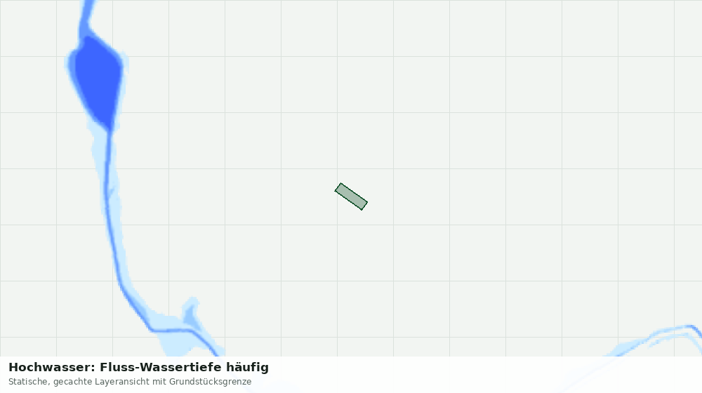 Statische Kartenansicht: Hochwasser: Fluss-Wassertiefe häufig