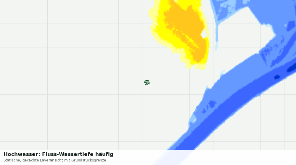 Statische Kartenansicht: Hochwasser: Fluss-Wassertiefe häufig